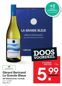 Sligro Gérard Bertrand Le Grande Bleue aanbieding