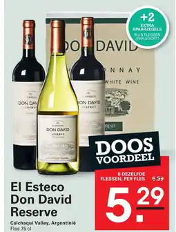 Sligro El Esteco Don David Reserve aanbieding