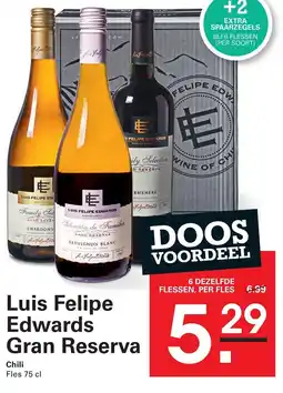 Sligro Luis Felipe Edwards Gran Reserva aanbieding