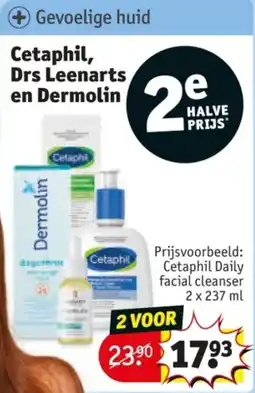 Kruidvat Cetaphil Daily facial cleanser aanbieding