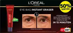 Kruidvat L'oreal paris eye bag instant eraser aanbieding
