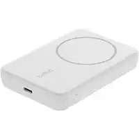 Bol.com Belkin Boostcharge - Draadloze Powerbank - 5000 mAh - 10W - Wit aanbieding