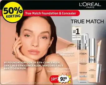 Kruidvat Foundation True Match aanbieding