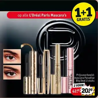 Kruidvat Mascara Paradise Big Deal aanbieding