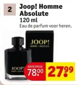 Kruidvat Joop! Homme Absolute aanbieding