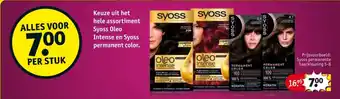 Kruidvat Syoss permanente haarkleuring 5-8 aanbieding