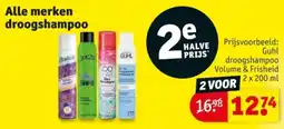 Kruidvat Alle merken droogshampoo aanbieding