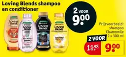 Kruidvat Loving Blends shampoo en conditioner aanbieding