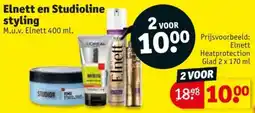 Kruidvat Elnett en Studioline styling aanbieding