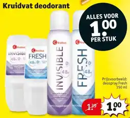 Kruidvat Kruidvat deodorant aanbieding