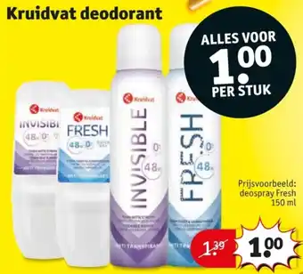 Kruidvat Kruidvat deodorant aanbieding