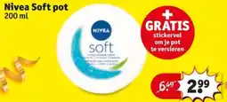 Kruidvat Nivea Soft pot aanbieding