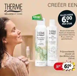 Kruidvat Shower Oil Zen White Lotus aanbieding