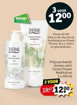 Kruidvat Shower Satin Forest Flower Meditation aanbieding