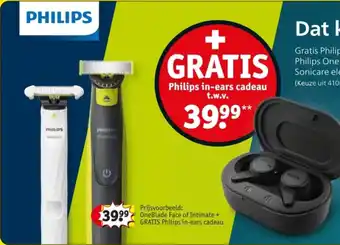 Kruidvat OneBlade Face of Intimate aanbieding