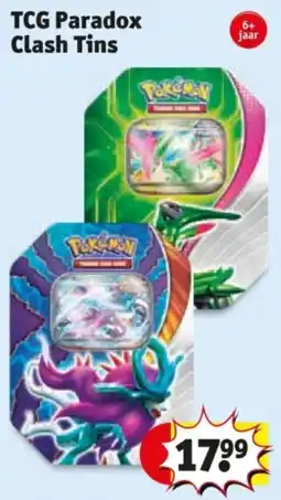 Kruidvat TCG Paradox Clash Tins aanbieding