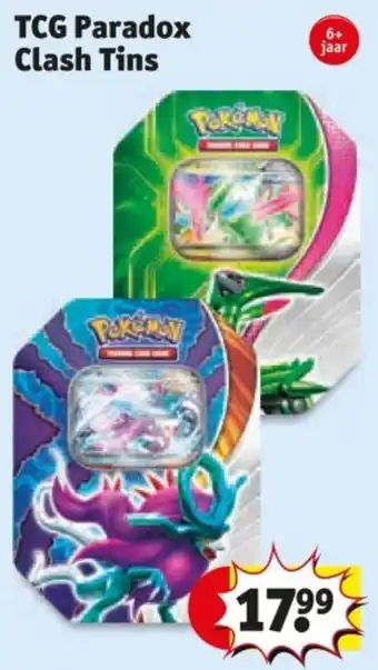 Kruidvat TCG Paradox Clash Tins aanbieding