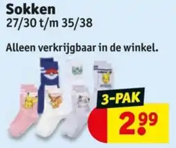 Kruidvat Sokken aanbieding