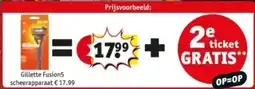 Kruidvat Gillette Fusion5 scheerapparaat aanbieding