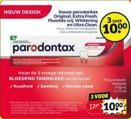 Kruidvat Tandpasta Original aanbieding