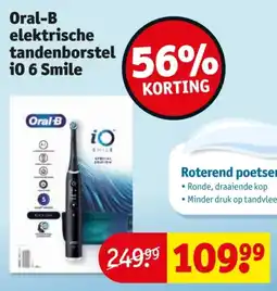 Kruidvat Oral B elektrische tandenborstel i0 6 Smile i) Smile aanbieding