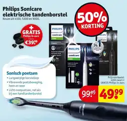Kruidvat Philips Sonicare elektrische tandenborstel aanbieding