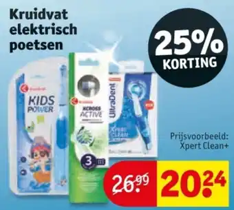 Kruidvat Kruidvat elektrisch poetsen aanbieding