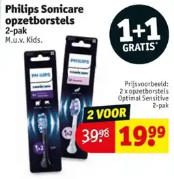 Kruidvat Philips Sonicare opzetborstels aanbieding