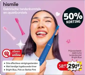 Kruidvat Elektrische Tandenborstel Bright Blue aanbieding