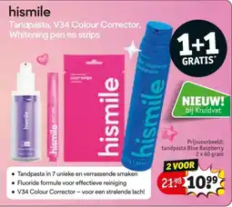 Kruidvat Tandpasta Blue Raspberry aanbieding