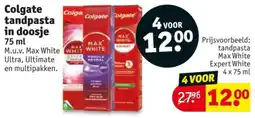 Kruidvat Colgate tandpasta in doosje aanbieding