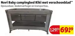 Kruidvat Novi Baby campingbed Kiki met verschoonblad aanbieding