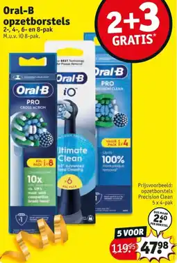 Kruidvat Oral B opzetborstels aanbieding