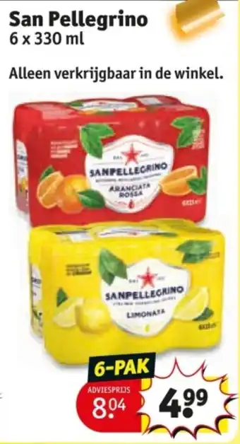 Kruidvat San Pellegrino aanbieding