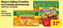Kruidvat Nature Valley Proteïne en Crunchy granenreep aanbieding