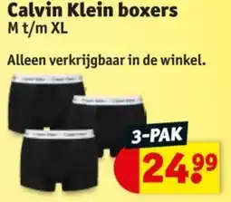 Kruidvat Calvin Klein boxers aanbieding