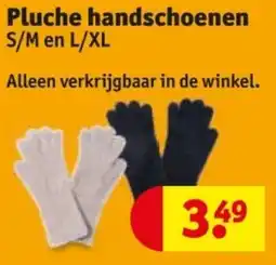 Kruidvat Pluche handschoenen aanbieding