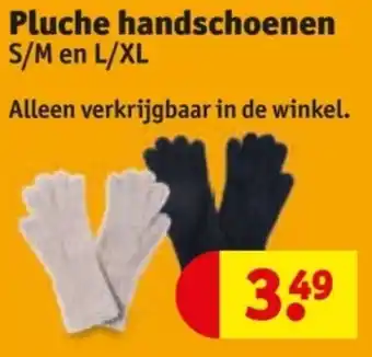 Kruidvat Pluche handschoenen aanbieding