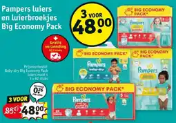 Kruidvat Pampers luiers en luierbroekjes Big Economy Pack aanbieding