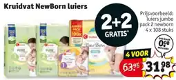 Kruidvat Kruidvat NewBorn luiers aanbieding