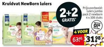 Kruidvat Kruidvat NewBorn luiers aanbieding