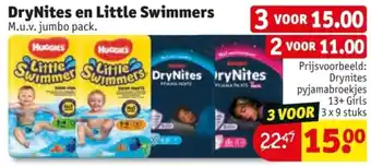Kruidvat DryNites en Little Swimmers aanbieding