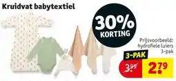 Kruidvat Kruidvat babytextiel aanbieding