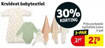 Kruidvat Kruidvat babytextiel aanbieding