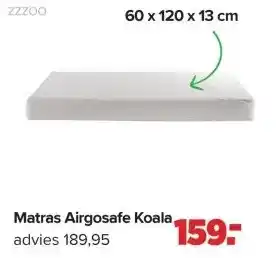 Baby-Dump Matras Airgosafe Koala aanbieding