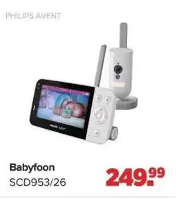 Baby-Dump Babyfoon SCD953/26 aanbieding