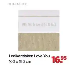 Baby-Dump Ledikantlaken Love You aanbieding