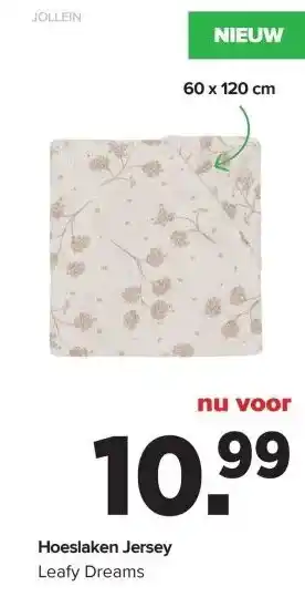 Baby-Dump Hoeslaken Jersey aanbieding