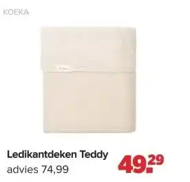 Baby-Dump Ledikantdeken Teddy aanbieding