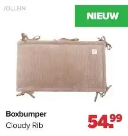 Baby-Dump Boxbumper Cloudy Rib aanbieding